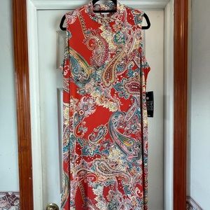 Sheath Paisley Dress